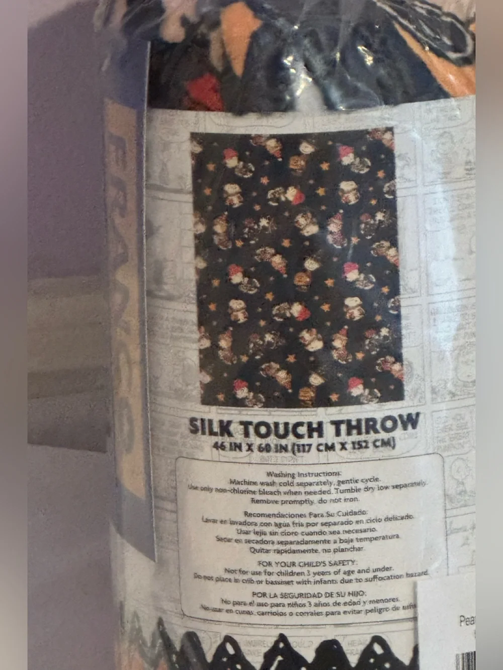 Peanuts Silk Touch Throw Blanket Halloween